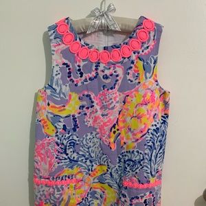 Lily Pulitzer girls shift dress size 7.